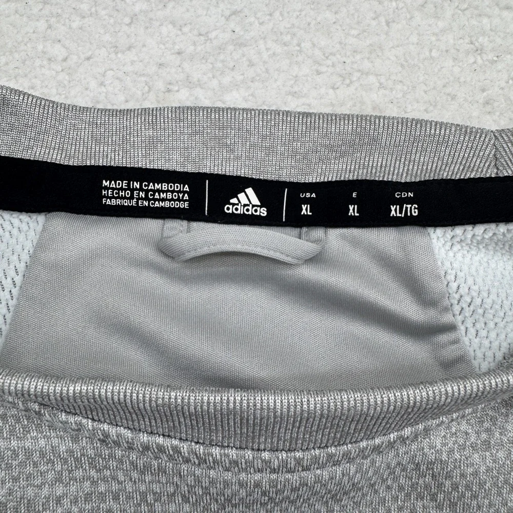 Adidas Philadelphia Flyers Sweatshirt Men XL Gray Long Sleeve Crewneck Climalite